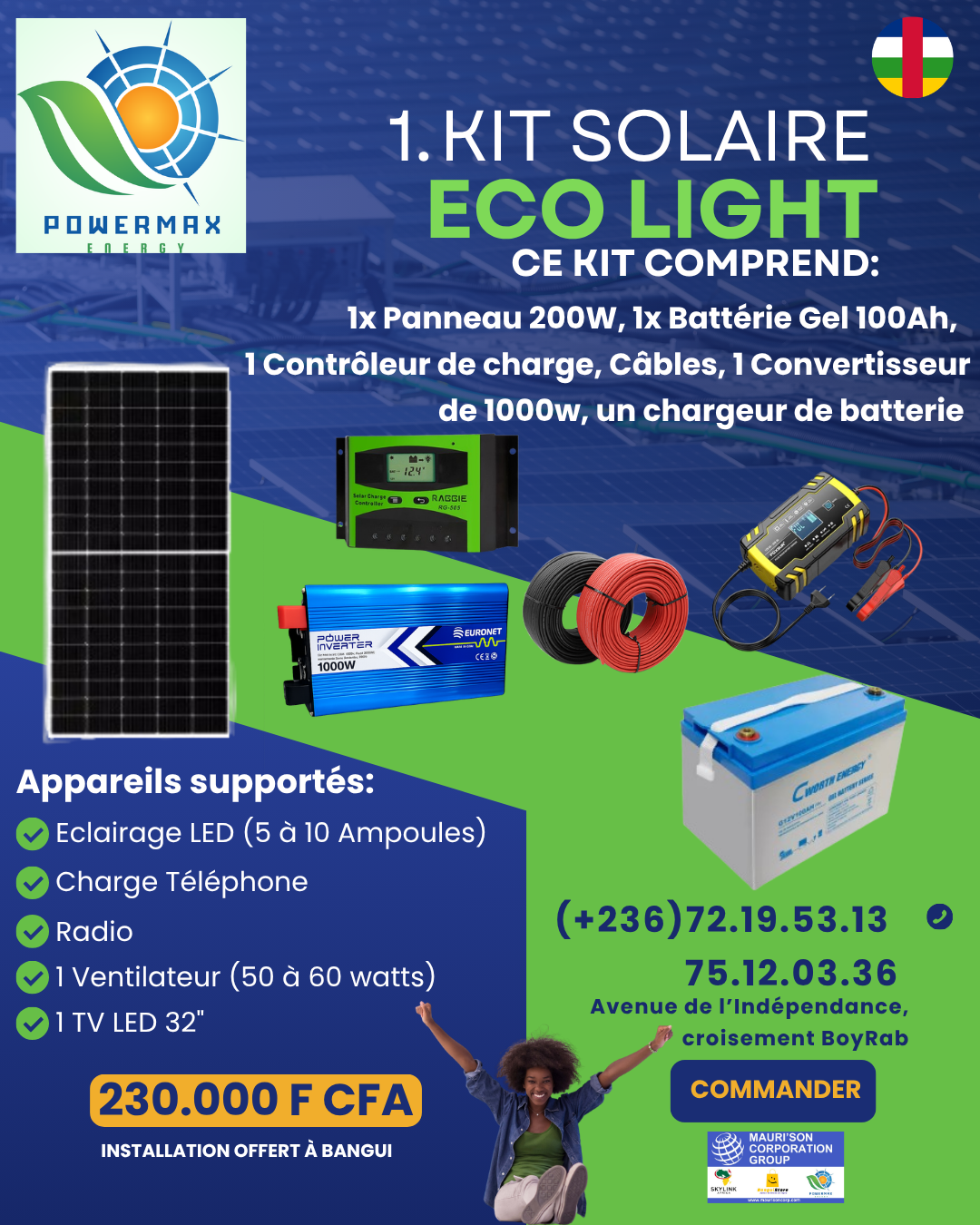PowerMax Energy Kit 01 Eco Light